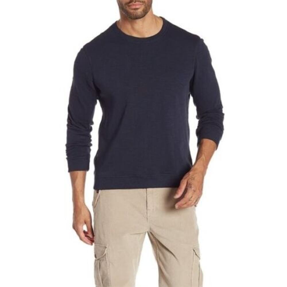 NWT Michael Bastian French Terry Pullover Sweater Navy Size XXL